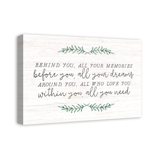 All You Need 24" x 16" Canvas Wall Art